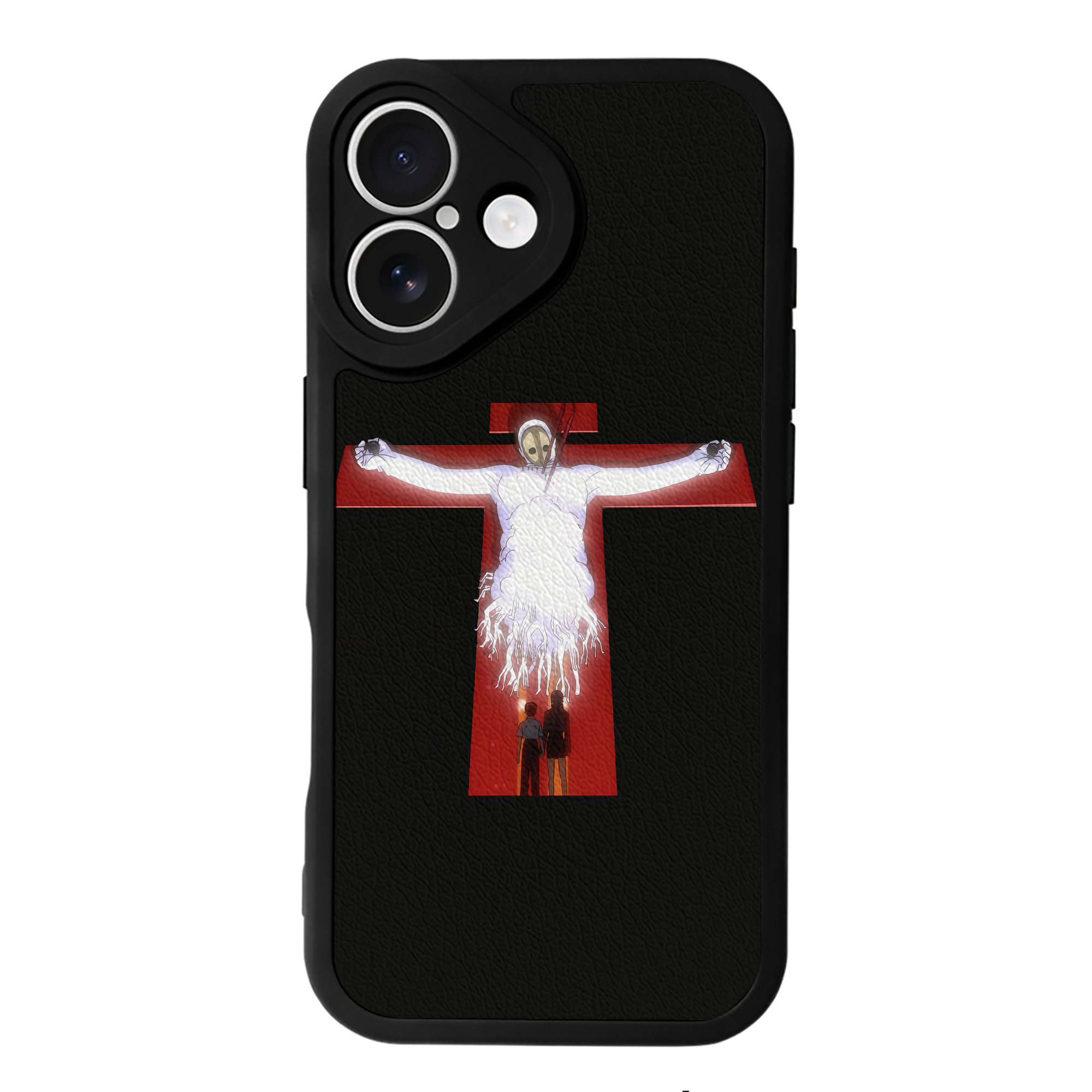 （画像用） EVA 新世紀エヴァンゲリオン 【iPhone 16シリーズ対応】シリコンスマホケース（レザー調） 材質：シリコン